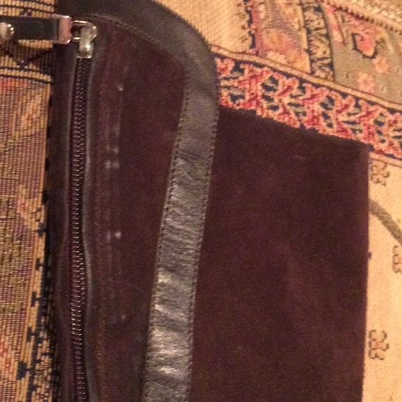 Brown  vintage high heel boots suede 37 - Picture 12 of 14